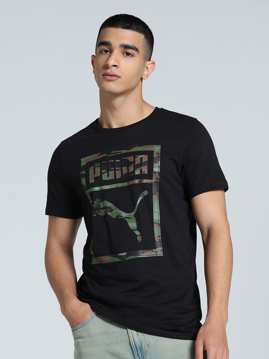 Puma Men Camo Graphic Slim Fit Tee