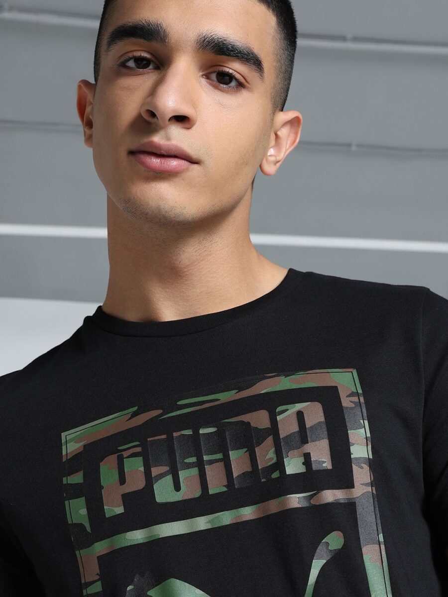 Puma Men Camo Graphic Slim Fit Tee - Image 2