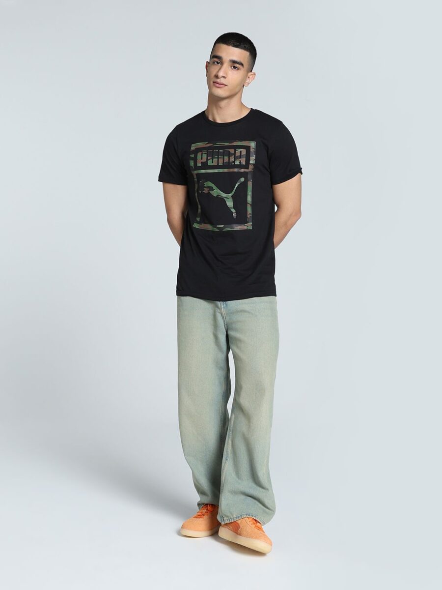 Puma Men Camo Graphic Slim Fit Tee - Image 5