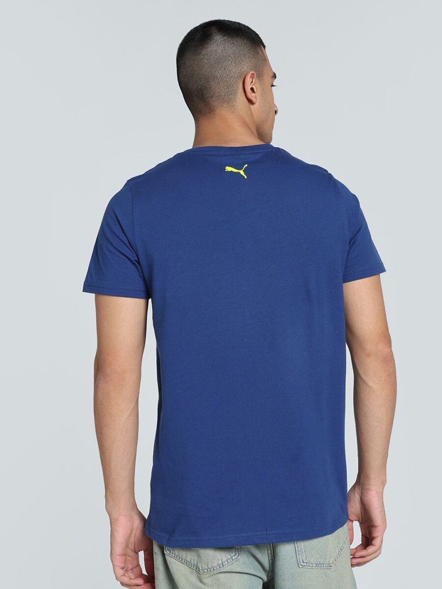 Puma Ess Striped Slim-Fit Logo Graphic T-Shirt - Image 5