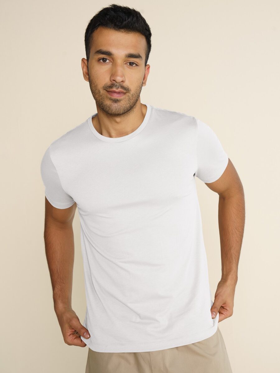 Ultralight Basic Crew Pure Cotton Lounge T-Shirts - Image 6